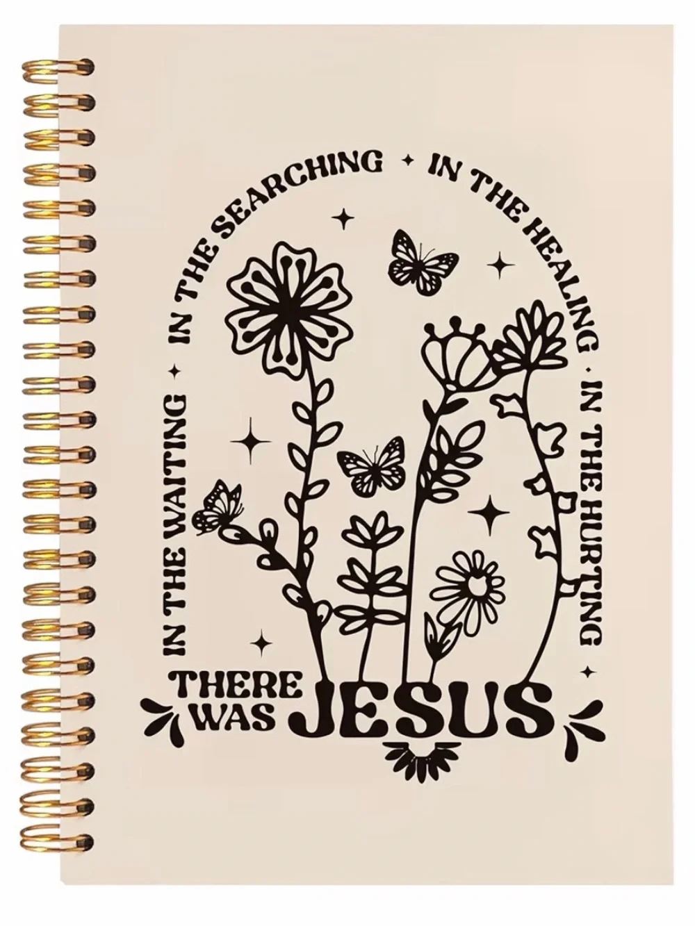 There Was Jesus Spiral Notebook